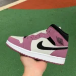 Air Jordan 1 Mid "Berry" Pink Sneakers DC7267-500