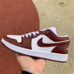 Air Jordan 1 Low Maroon Low-Top Casual Sneaker DC0774-116