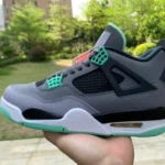 Air Jordan 4 Retro "Green Glow" Gray Green 308497-033