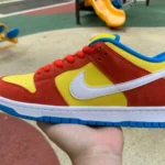 Nike SB Dunk Low "Bart Simpson" Yellow Orange Blue BQ6817-602