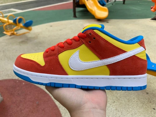 Nike SB Dunk Low "Bart Simpson" Yellow Orange Blue BQ6817-602