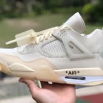 Air Jordan 4 Off-White "Sail" AJ4 CV9388-100