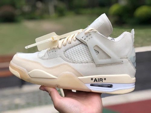 Air Jordan 4 Off-White "Sail" AJ4 CV9388-100