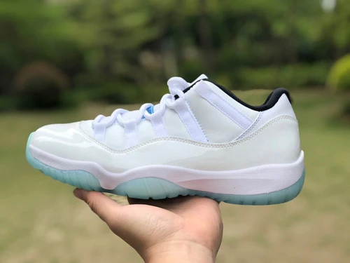 Air Jordan 11 Low "Legend Blue" White Blue Basketball Shoes AV2187-117