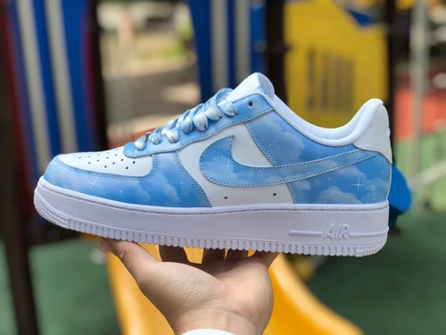 Nike Air Force 1 White/Blue Starry Sky AQ4134-100