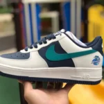 Nike Air Force 1 Low White/Blue/Green Swoosh BS8872-033