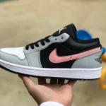 Air Jordan 1 Low Black Pink 553558-062