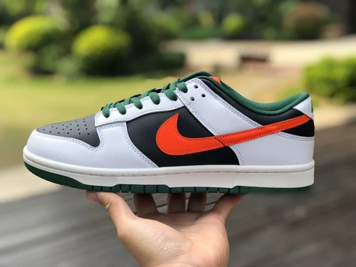 Nike Dunk Low White Black Orange Green DD7412-997