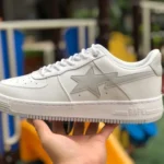 BAPE STA SK8 Grey White