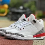 Air Jordan 3 Katrina White Red Sneaker 136064-116