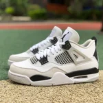 Air Jordan 4 Retro "White Cement" Black White Gray DH6927-111