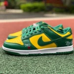 Nike Dunk Low "Brazil Heart" Green Yellow DO7412-983