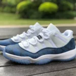 Air Jordan 11 Low "Blue Snakeskin" Blue Basketball Shoes CD6846-102