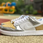 Nike Dunk Low White Silver Gold DH4403-700