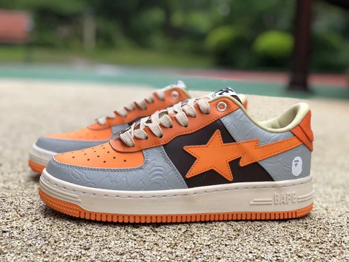 BAPE STA SK8 Grey Orange