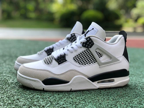 Air Jordan 4 Retro "White Cement" Black White Gray DH6927-111