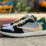 Air Jordan 1 Low Flyknit White Green DM7866-316