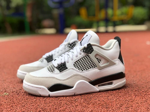 Air Jordan 4 Retro "White Cement" Black White Gray DH6927-111