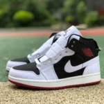 Air Jordan 1 Mid Black White Red Sneakers DD9338-016