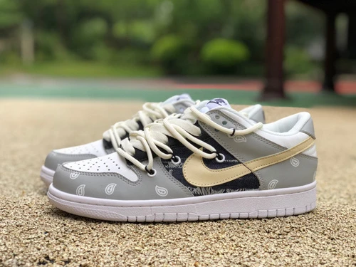 Nike Dunk Low White Grey Paisley DD1503-109