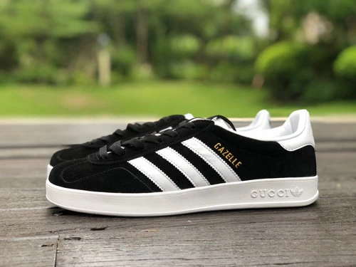 Adidas x Gucci Gazelle Black White