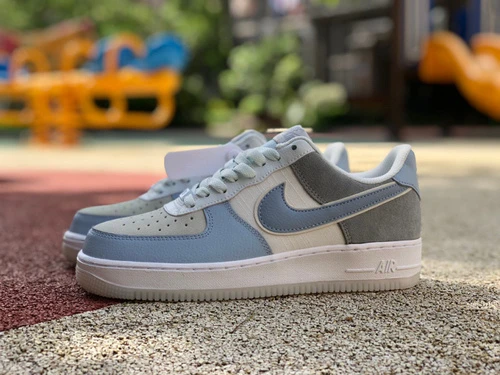 Nike AF1 Low Light Blue Casual Sneakers AO2425-400-200