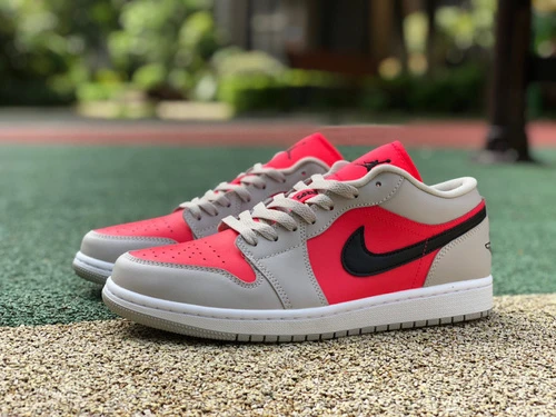 Air Jordan 1 Low "Grey Pink" Low-Top Casual Sneaker DC0774-060