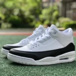 Air Jordan 3 x Fragment "White Black" Pure Version DA3595-100