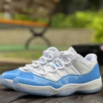 Air Jordan 11 Low UNC North Carolina Blue Basketball Shoes 528895-106