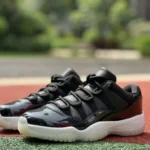 Air Jordan 11 Retro Black White Basketball Shoes AV2187-001