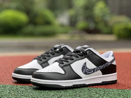 Nike Dunk Low Black White Paisley DH4401-100