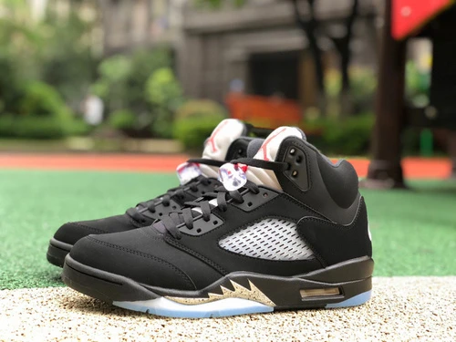 Air Jordan 5 OG "Metallic Black" AJ5 Black Silver 845035-003