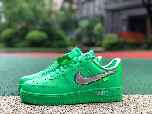 Off-White x Nike Air Force 1 Green dx1419-300