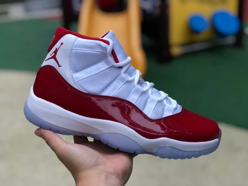 Air Jordan 11 "Cherry" White Red Basketball Shoes CT8012-116