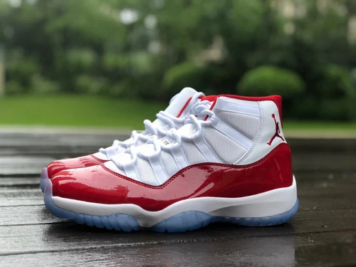 Air Jordan 11 "Cherry" White Red Basketball Shoes CT8012-116