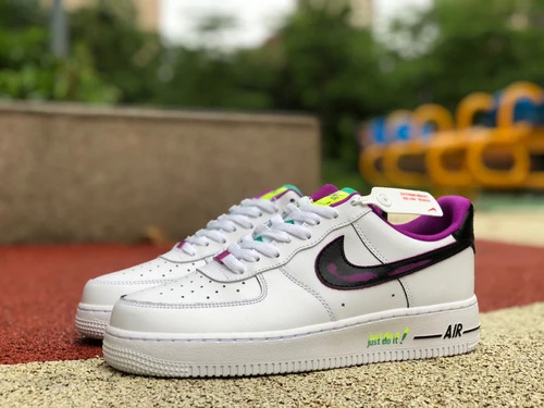 Nike Air Force 1 '07 White/Black/Purple DX3933-100