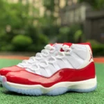 Air Jordan 11 "Cherry" White Red Basketball Shoes CT8012-116