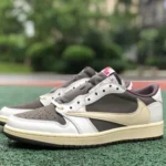 Travis Scott x Air Jordan 1 Low White Tan