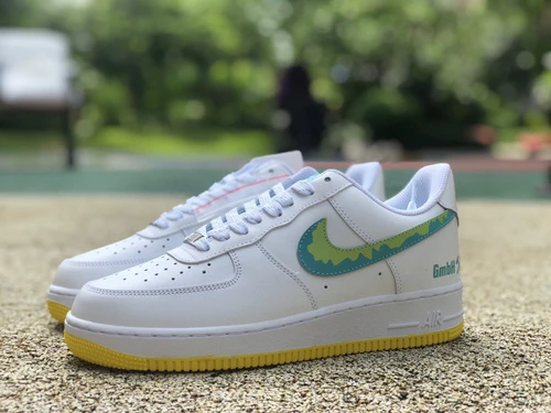 Nike Air Force 1 '07 White/Green/Yellow AF1234-001