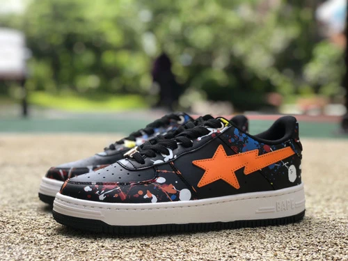 BAPE STA SK8 Black Orange