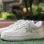 BAPE STA SK8 Silver White