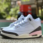 Air Jordan 3 "Dark Mocha" White Brown Pink Pure Version