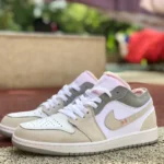 Air Jordan 1 Low White Grey Sneakers DN1635-100