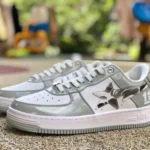 BAPE STA SK8 Grey White