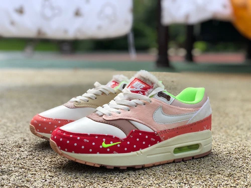 Nike Air Max 1 PRM "Chinese Pastoral Dog" Khaki Red DR2553-111