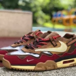 Nike Air Max 1 x Clot "Kiss of Death 2.0" Khaki Red DD1870-200