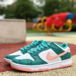 Nike Dunk Low "Snake Skin" White Green Pink DR8577-300