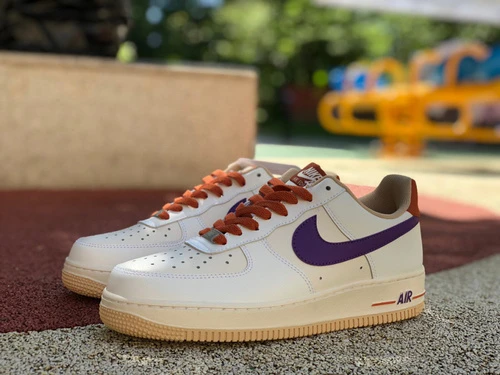 Nike Air Force 1 '07 Beige/Purple/Orange CW3388-205