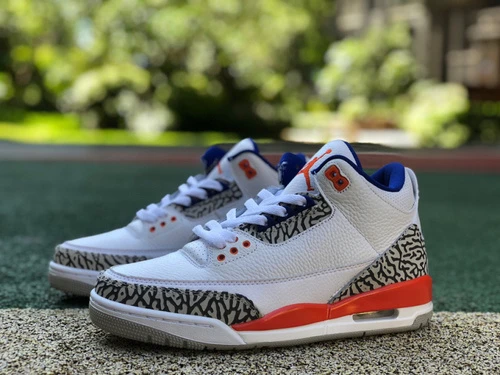 Air Jordan 3 "Knicks" Blue Orange 136064-148