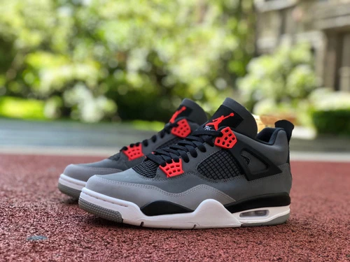 Air Jordan 4 Retro "Infrared" Black Gray Red DH6927-061